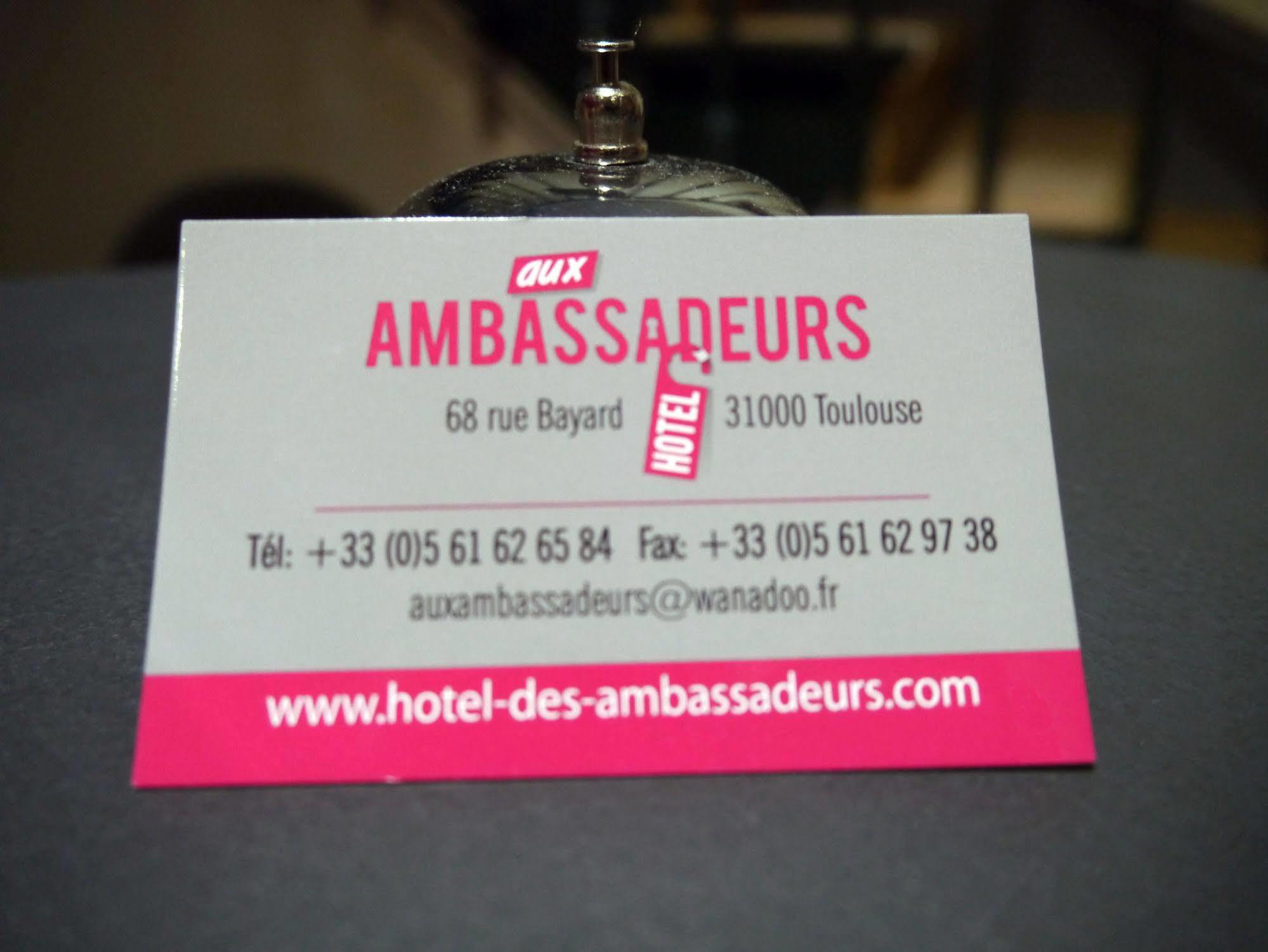 Hotel Des Ambassadeurs Toulouse Exteriör bild