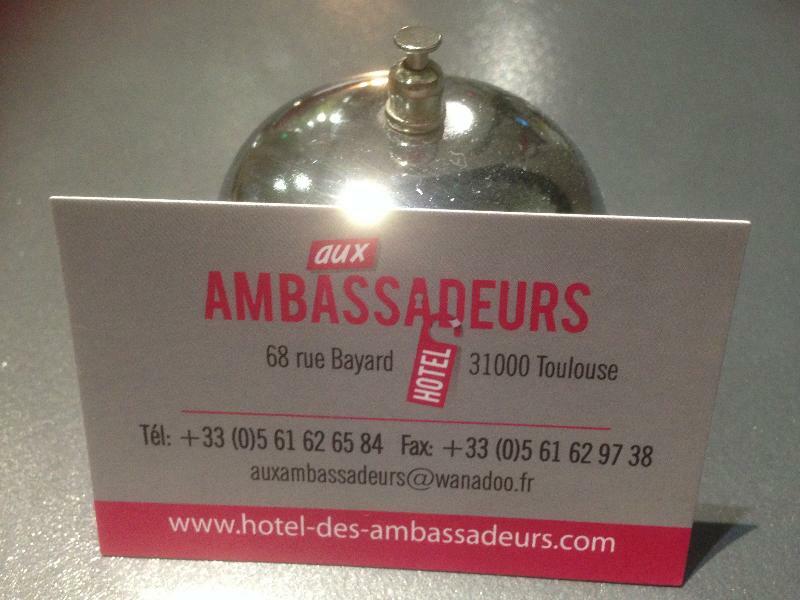 Hotel Des Ambassadeurs Toulouse Exteriör bild